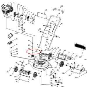 Lawn mower Parts, Deep groove ball bearing, stock 303100103