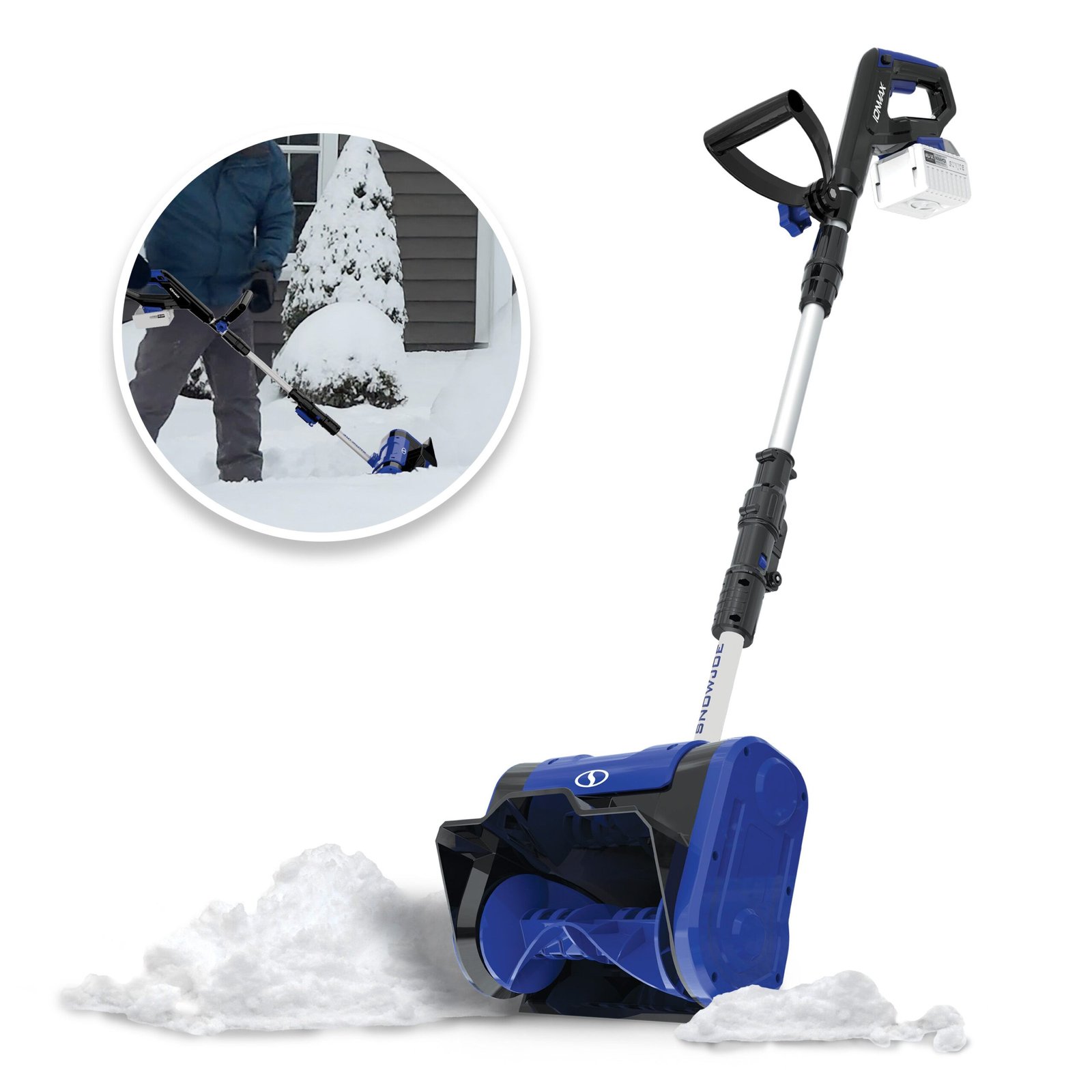 Snow Joe 24-Volt IONMAX Cordless Snow Shovel Kit, 10-Inch, with 5.0-Ah Battery and Charger, in stock in Canada