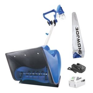 Snow Joe 24-Volt* IONMAX Cordless Snow Shovel Kit | 11-Inch | W/ Bonus Cover, 4.0-Ah Battery + Charger, stock 24V-SS11-CVR