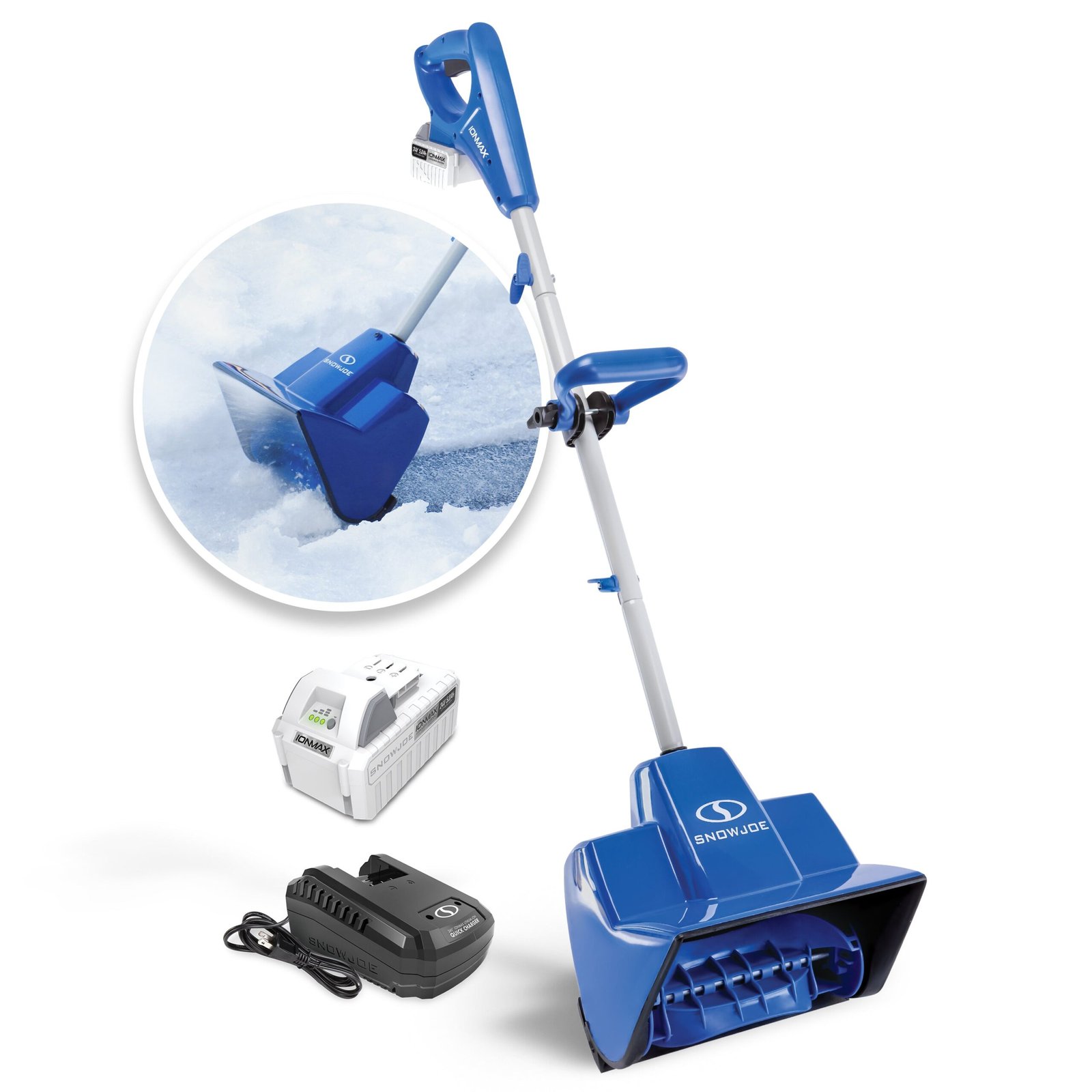 Snow Joe 24-Volt IONMAX Cordless Snow Shovel Kit, 11-inch, with 5.0-Ah Battery and Charger, in stock in Canada