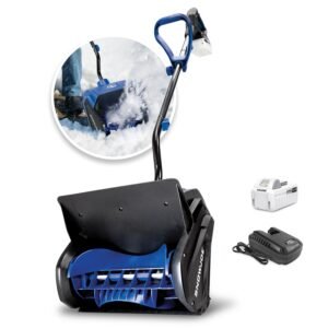 Snow Joe 24-Volt* IONMAX Cordless Snow Shovel Kit | 13-Inch | W/ 5.0-Ah Battery and Charger, stock 24V-SS13-XR