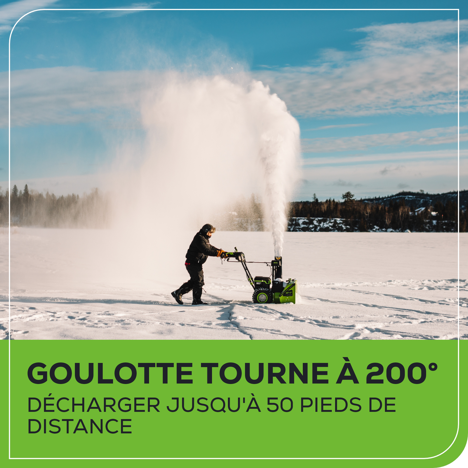 Greenworks 80V 24 inch Dual Stage Snow Thrower (Tool Only), view 15
