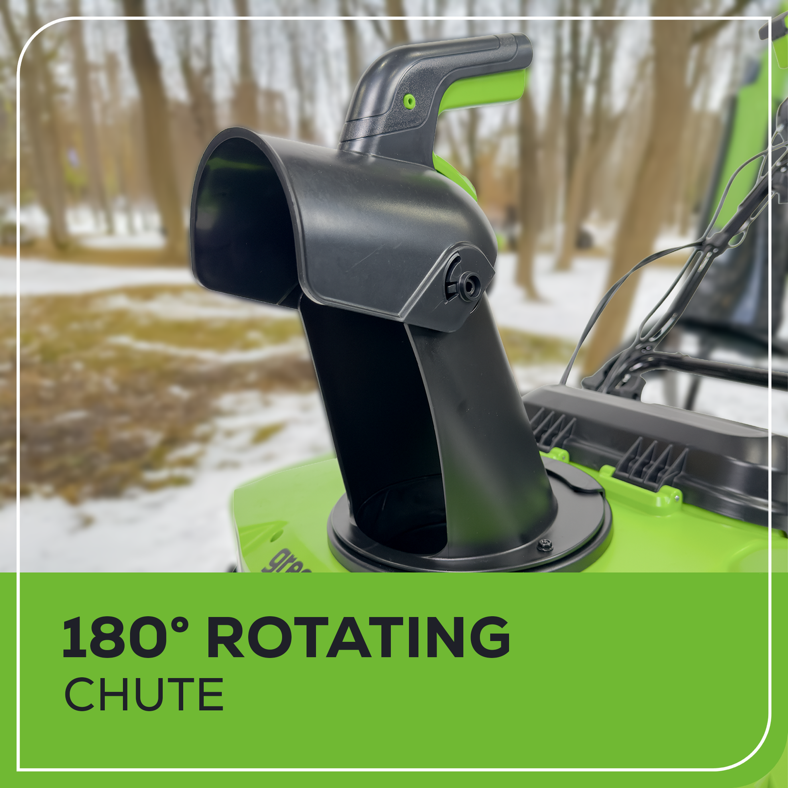 Greenworks 48V (24V x 2) 20 inch Brushless Snow Thrower, (2) 5.0Ah Batteries & 4A Dual Rapid Charger Included, view 5