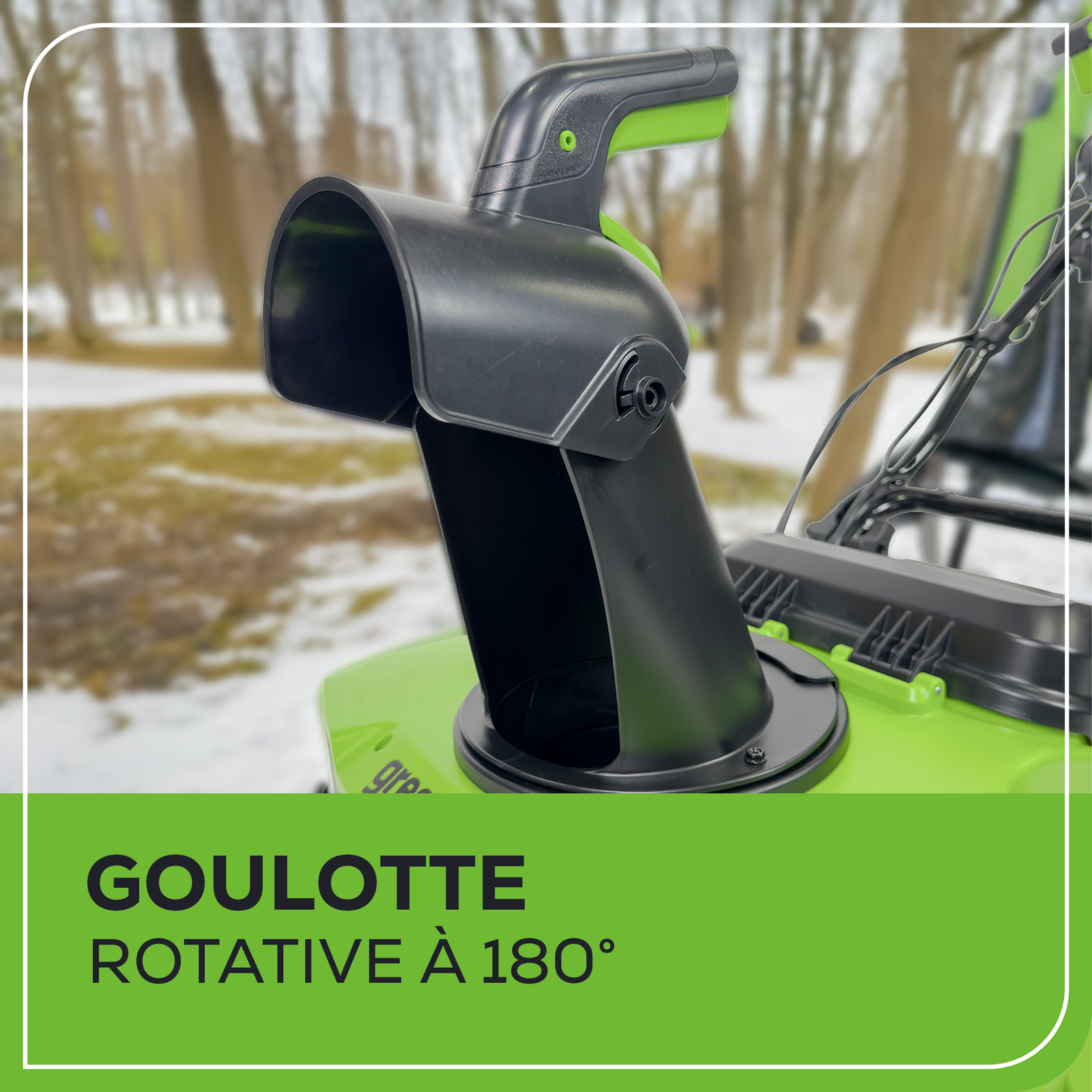Greenworks 48V (24V x 2) 20 inch Brushless Snow Thrower, (2) 5.0Ah Batteries & 4A Dual Rapid Charger Included, view 13