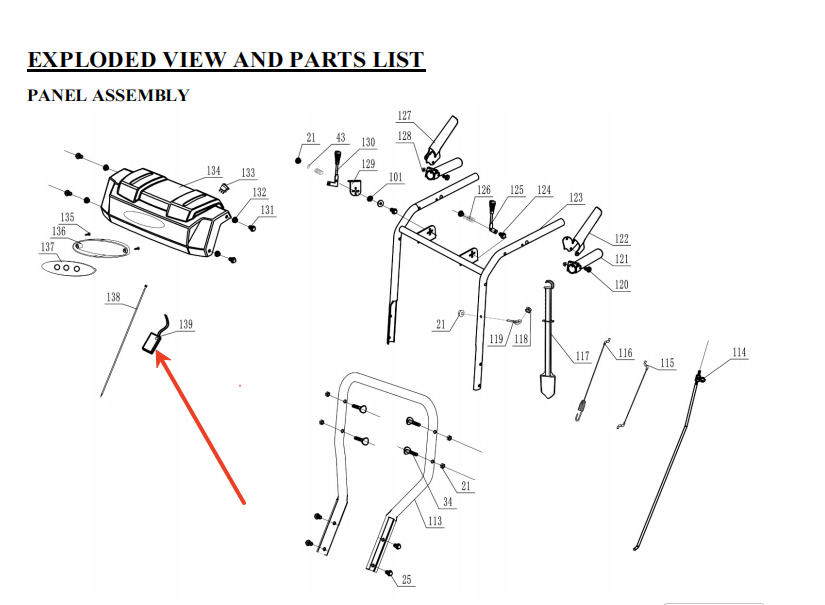 Snow blower battery box: Snow Blower Parts, Battery Box, Stock #306010059, stock number 306010059