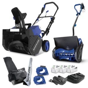Snow Joe Best Value Winter Combo Kit | 24V Cordless Snow Shovel + 48V Cordless Snow Blower | W/ 3 x 4.0-Ah, stock BDL-A0284
