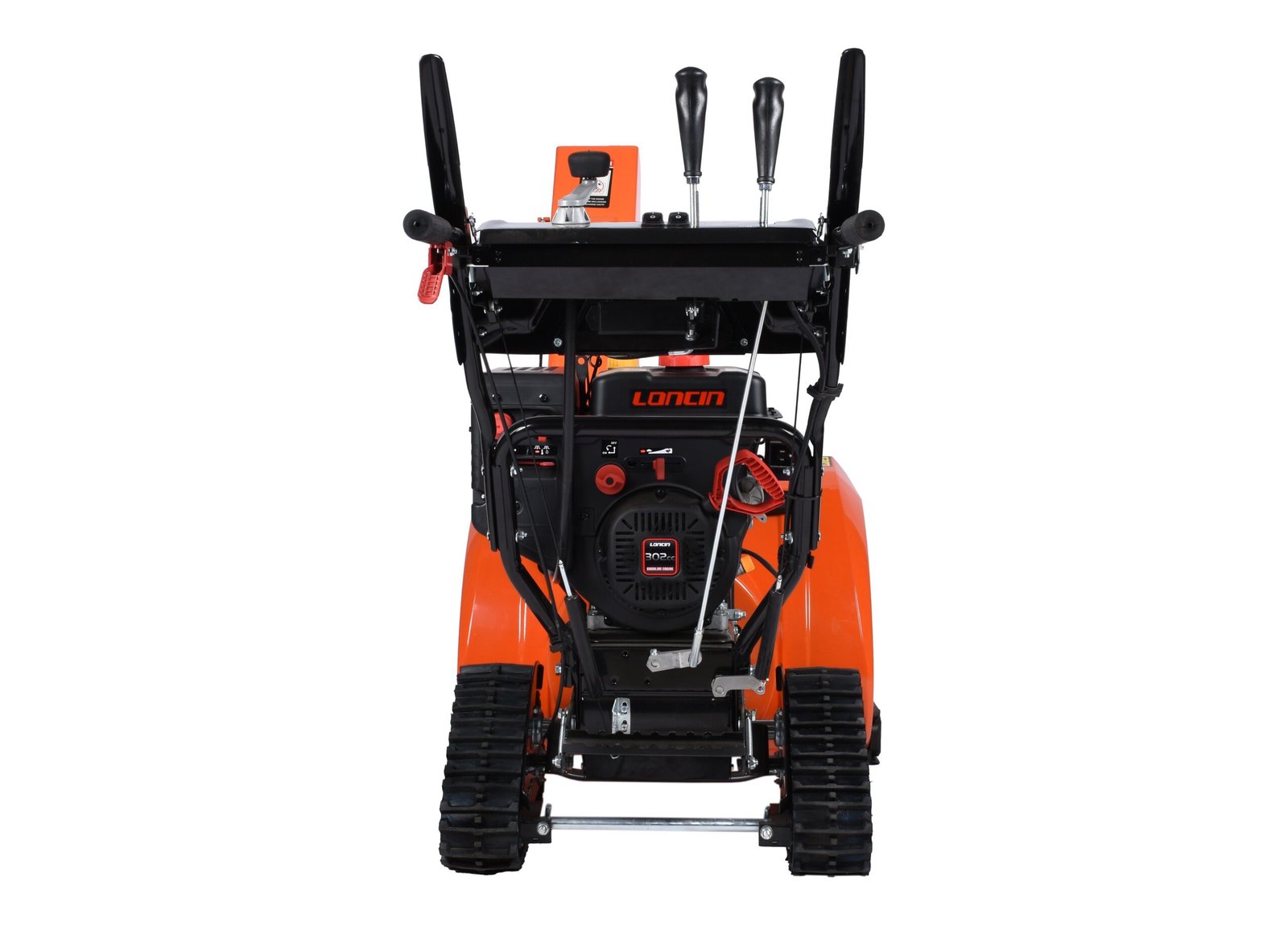 Snow Blower, 30 inch, 302 cc, tracks, electric and recoil start, heated handles, LED light, view 4