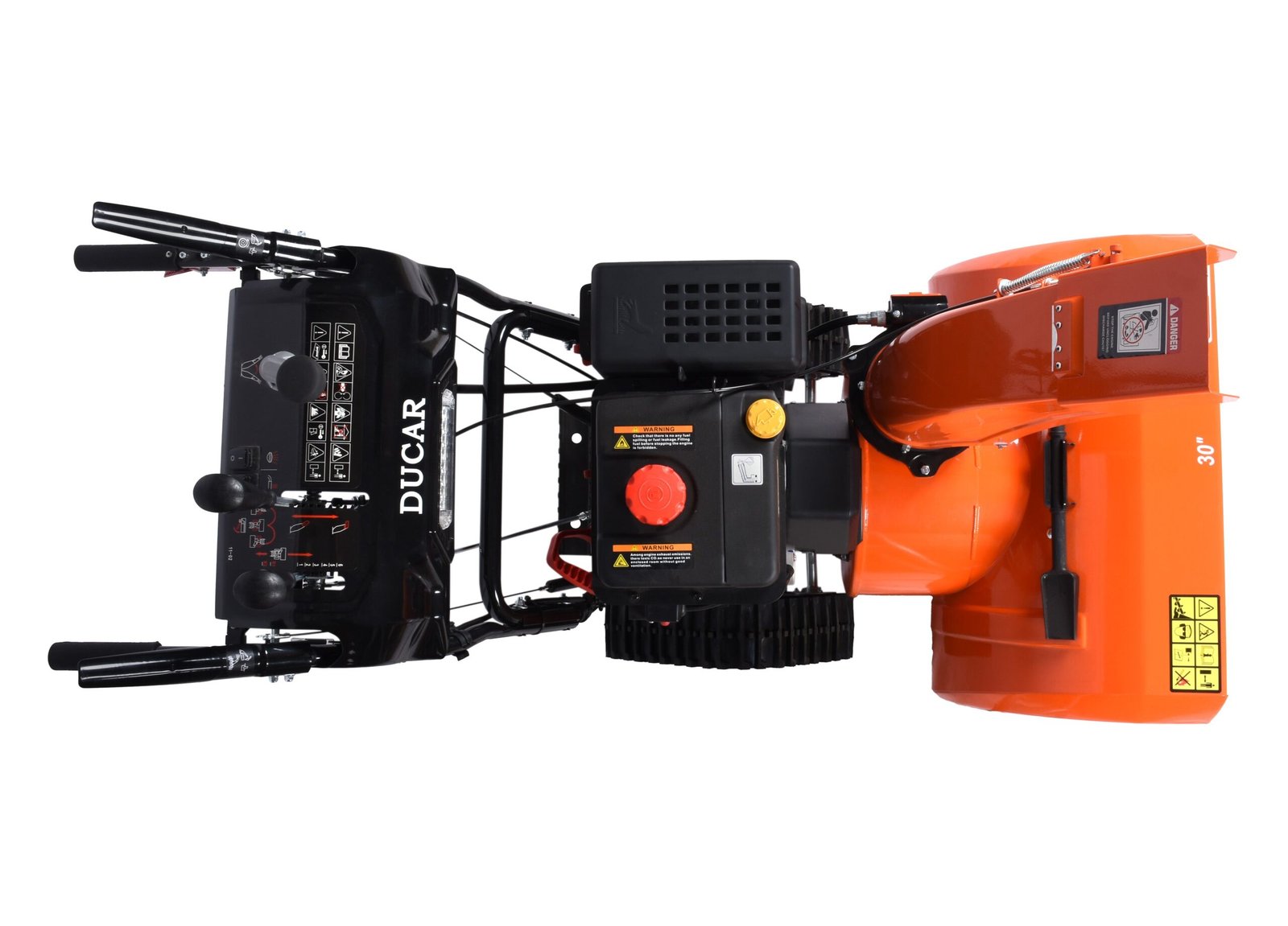 Snow Blower, 30 inch, 302 cc, tracks, electric and recoil start, heated handles, LED light, view 9