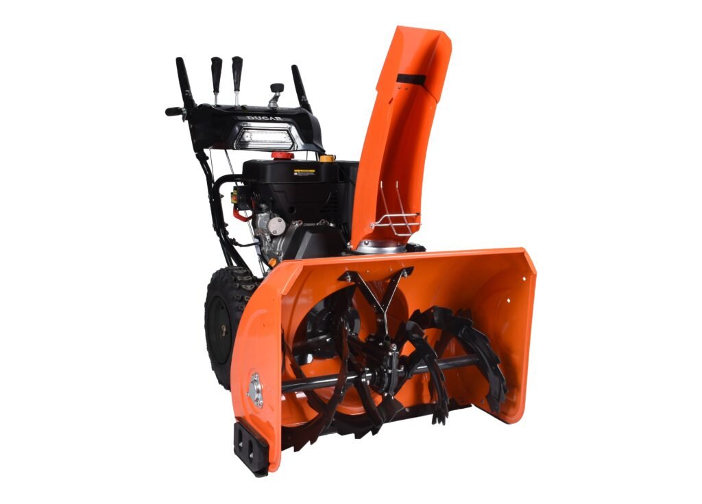 Wheeled 30 inch two stage snow blower with a 302 cc engine and electric start, a common choice for 287 cm winters in Sherbrooke