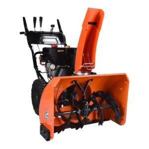 30 inch Snow Blower, 302 cc, electric and recoil start, heated handles, LED light