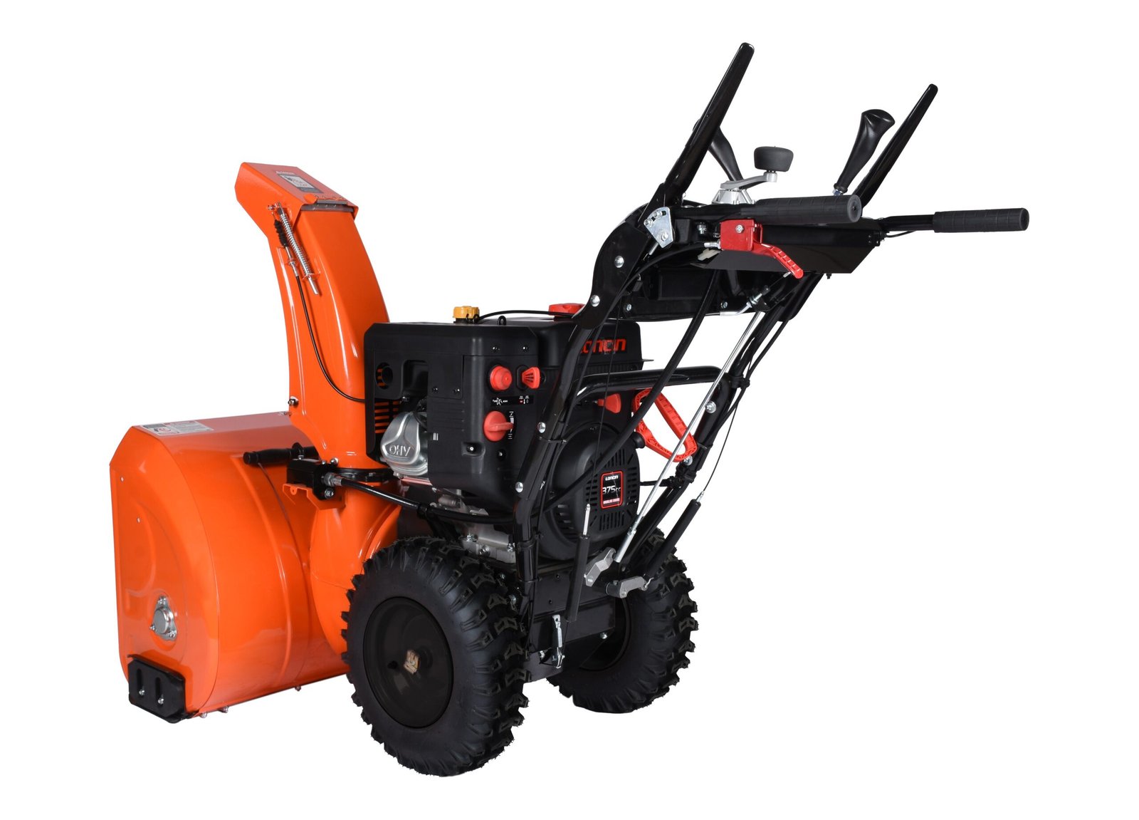 34 inch Snow Blower, 375 cc, electric and recoil start, heated handles, LED light, view 5