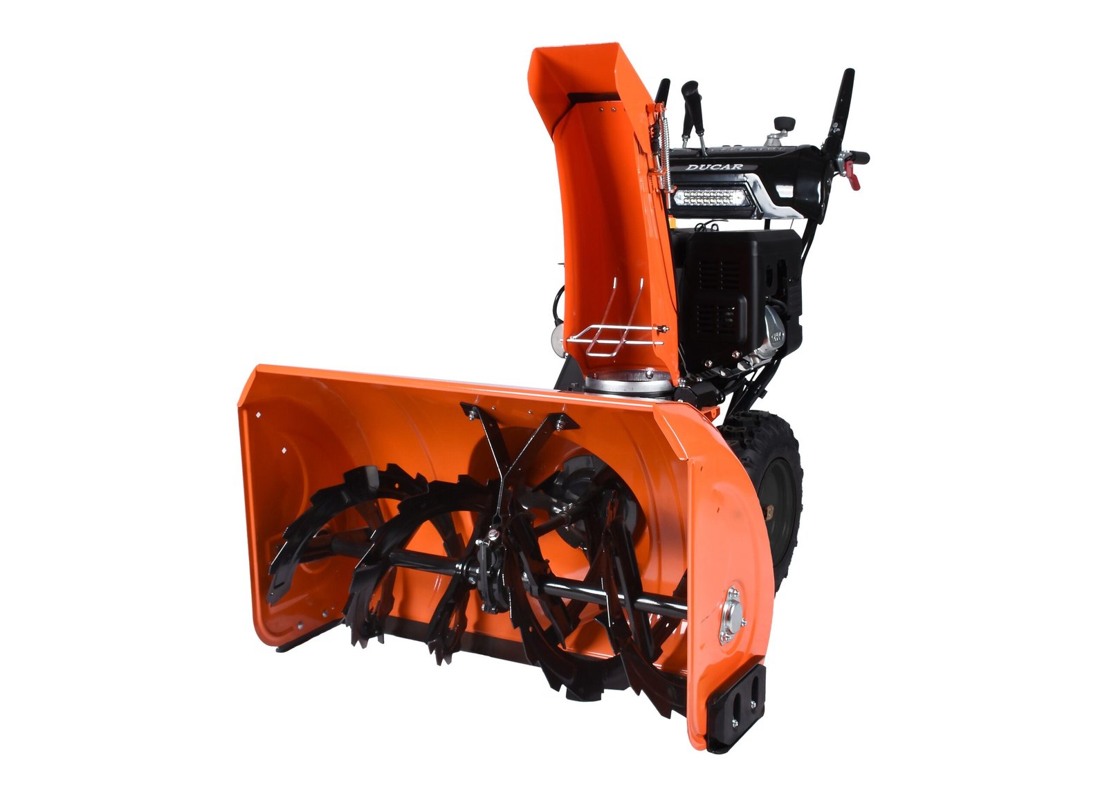 34 inch Snow Blower, 375 cc, electric and recoil start, heated handles, LED light, view 7