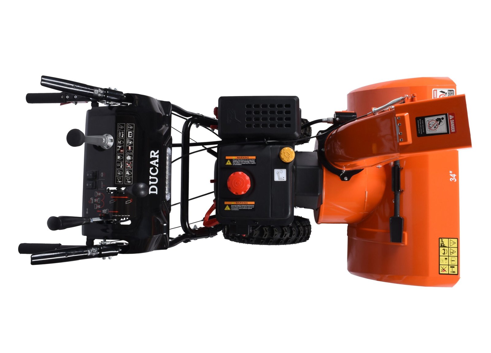 34 inch Snow Blower, 375 cc, electric and recoil start, heated handles, LED light, view 9