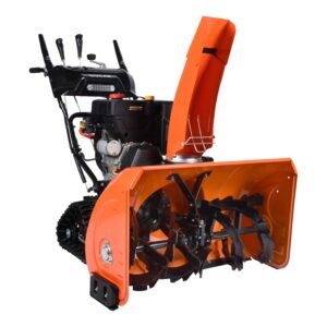 34 inch Snow Blower, 420 cc, tracks, electric start, heated handles, LED light