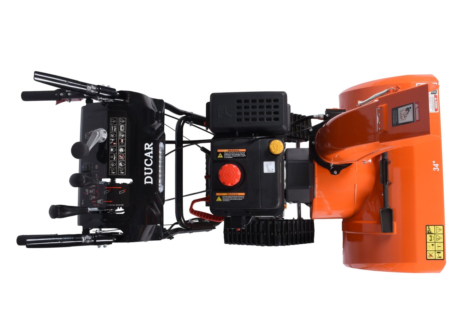34 inch Snow Blower, 420 cc, tracks, electric start, heated handles, LED light, view 9