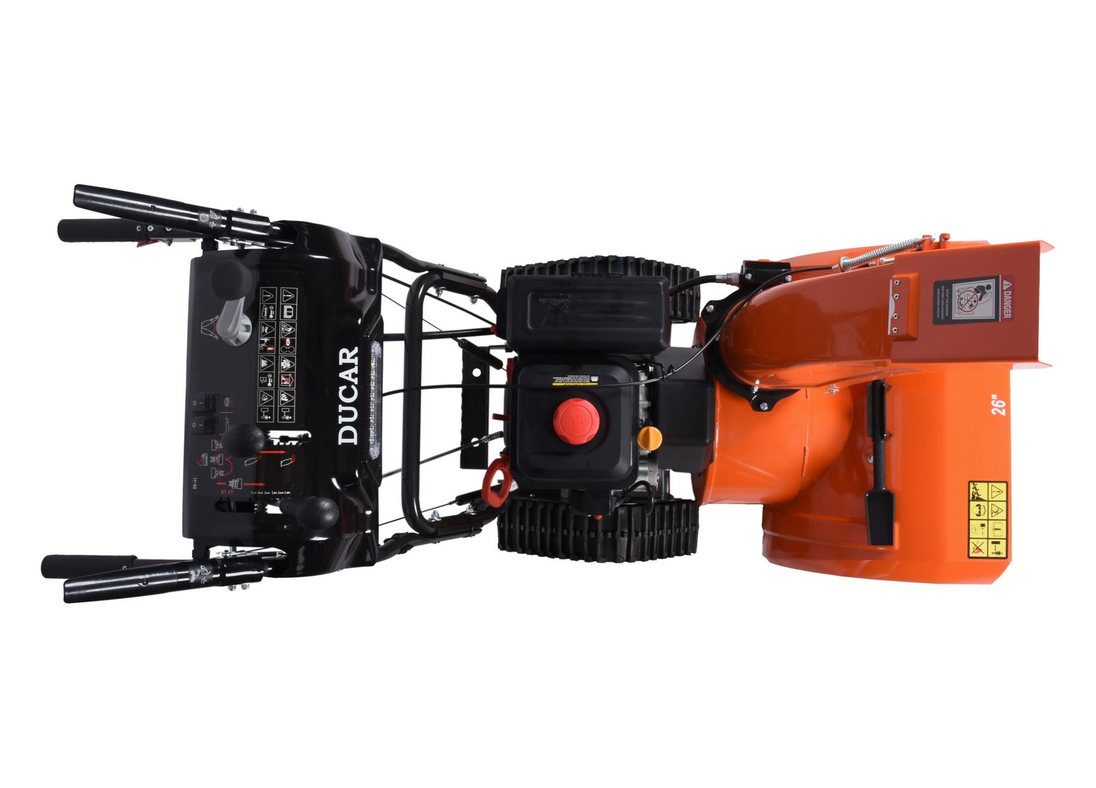 26 inch Snow Blower, 252 cc, tracks, electric and recoil start, heated handles, LED light, view 9