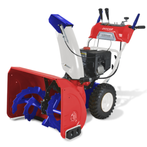 28 inch Snow Blower, 252 cc, electric and recoil start, heated handles, LED light, Special Edition Red, stock DUESB928-SE