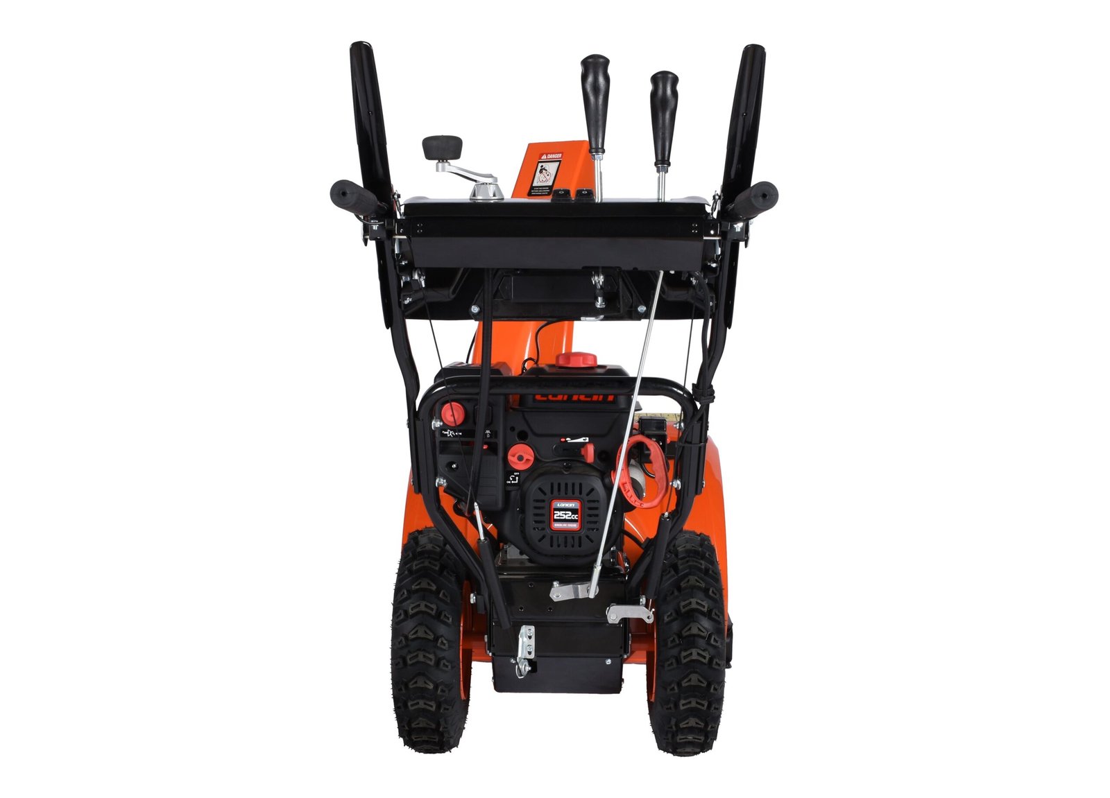 28 inch Snow Blower, 252 cc, electric and recoil start, heated handles, LED light, view 4