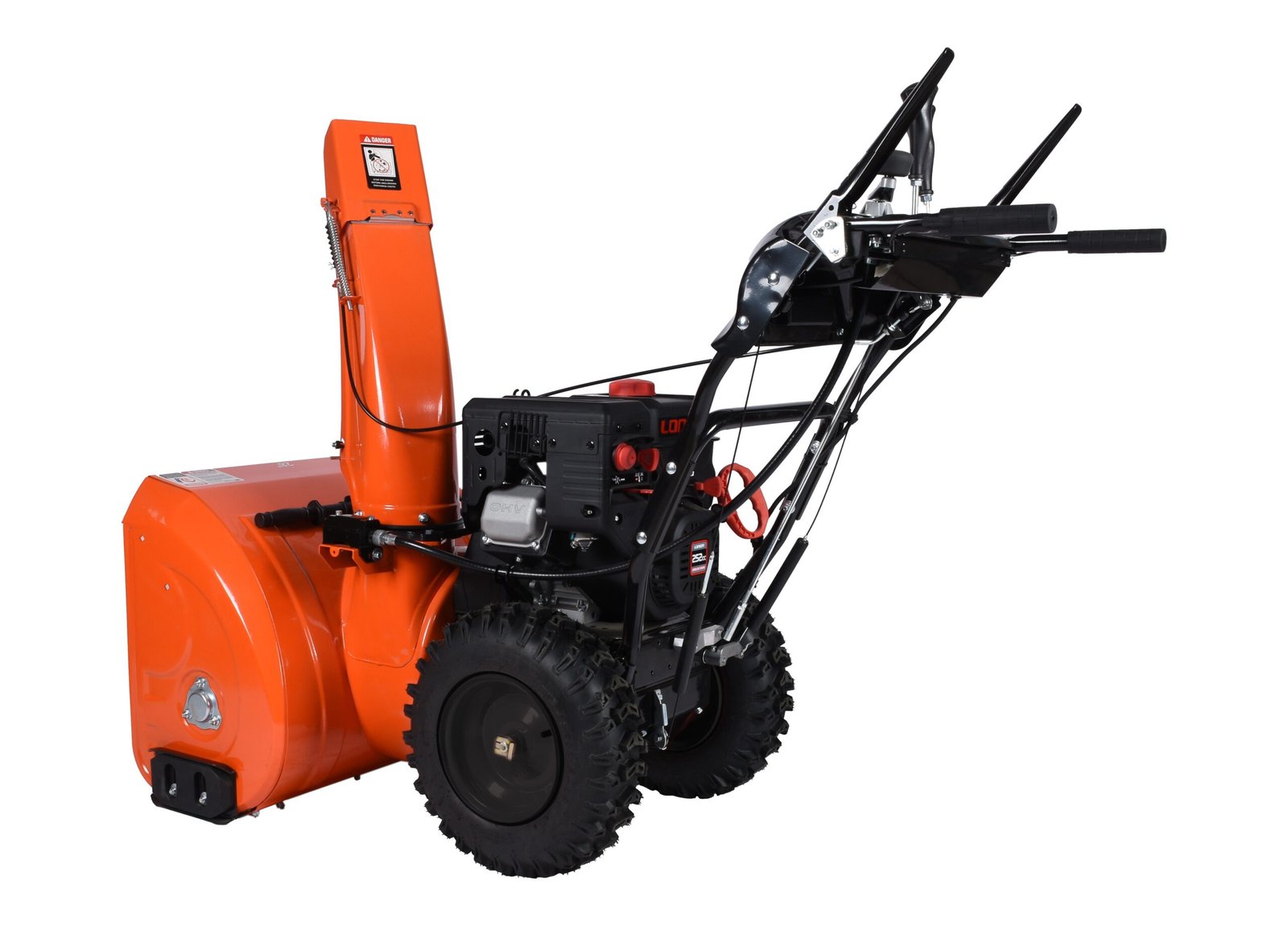 28 inch Snow Blower, 252 cc, electric and recoil start, heated handles, LED light, view 5