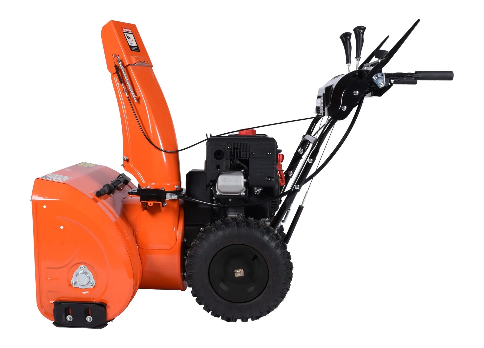 28 inch Snow Blower, 252 cc, electric and recoil start, heated handles, LED light, view 6