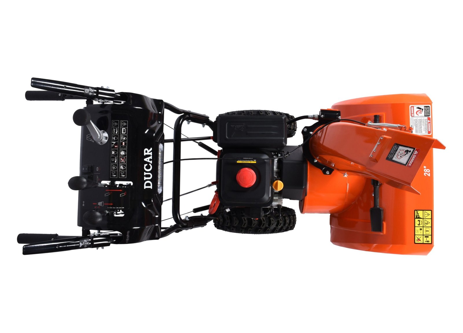 28 inch Snow Blower, 252 cc, electric and recoil start, heated handles, LED light, view 9