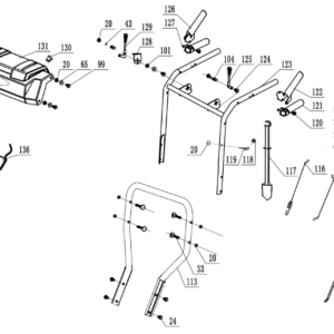 Speed Control Connection Rod, stock 202580001