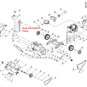 Clamp for PSSW21, stock 9533960701