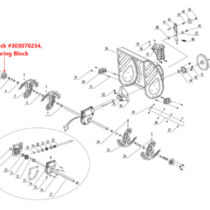 Bearing Housing (Block), stock 303070234