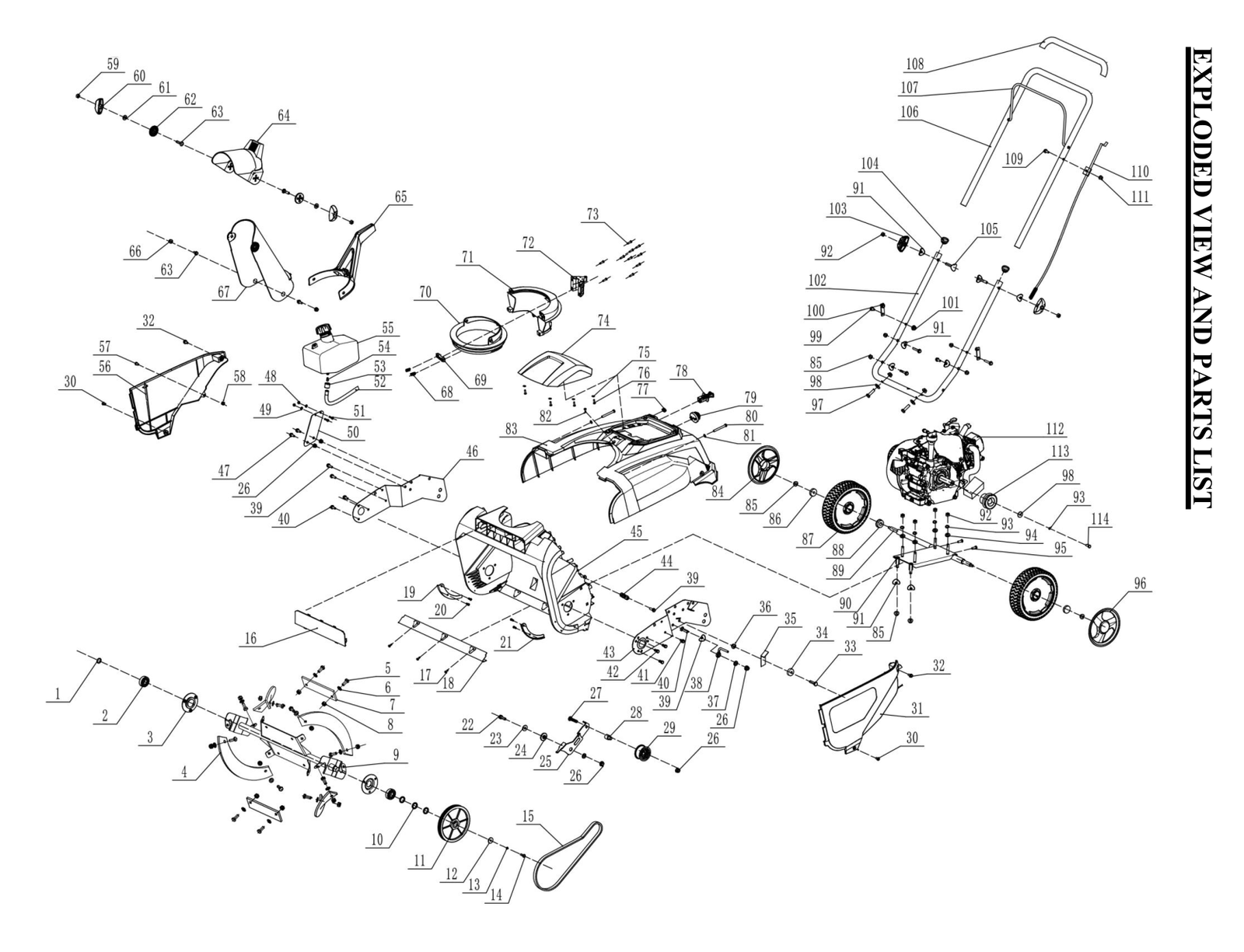 Snow blower 196cc/212cc carburetor: Snow Blower Parts, 196cc/212cc Carburetor Gasket, Stock #170430048-0001, stock number 1704