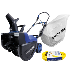 Snow Joe SJ627E-BDL Electric Snow Blrower Bundle | 22-Inch | 15-Amp | W/ Dual LED Lights, Protective Cover, stock SJ627E-BDL