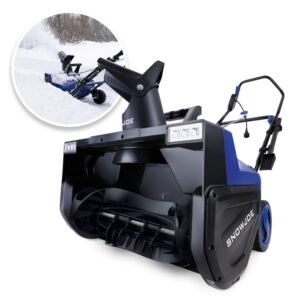 Snow Joe SJ627E Electric Walk Behind Snow Blower W/ Dual LED Lights | 22-inch | 15-amp, stock SJ627E