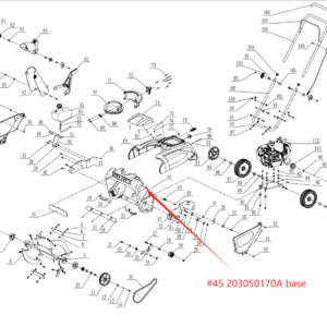 Base/Bottom seat, stock 203050170A