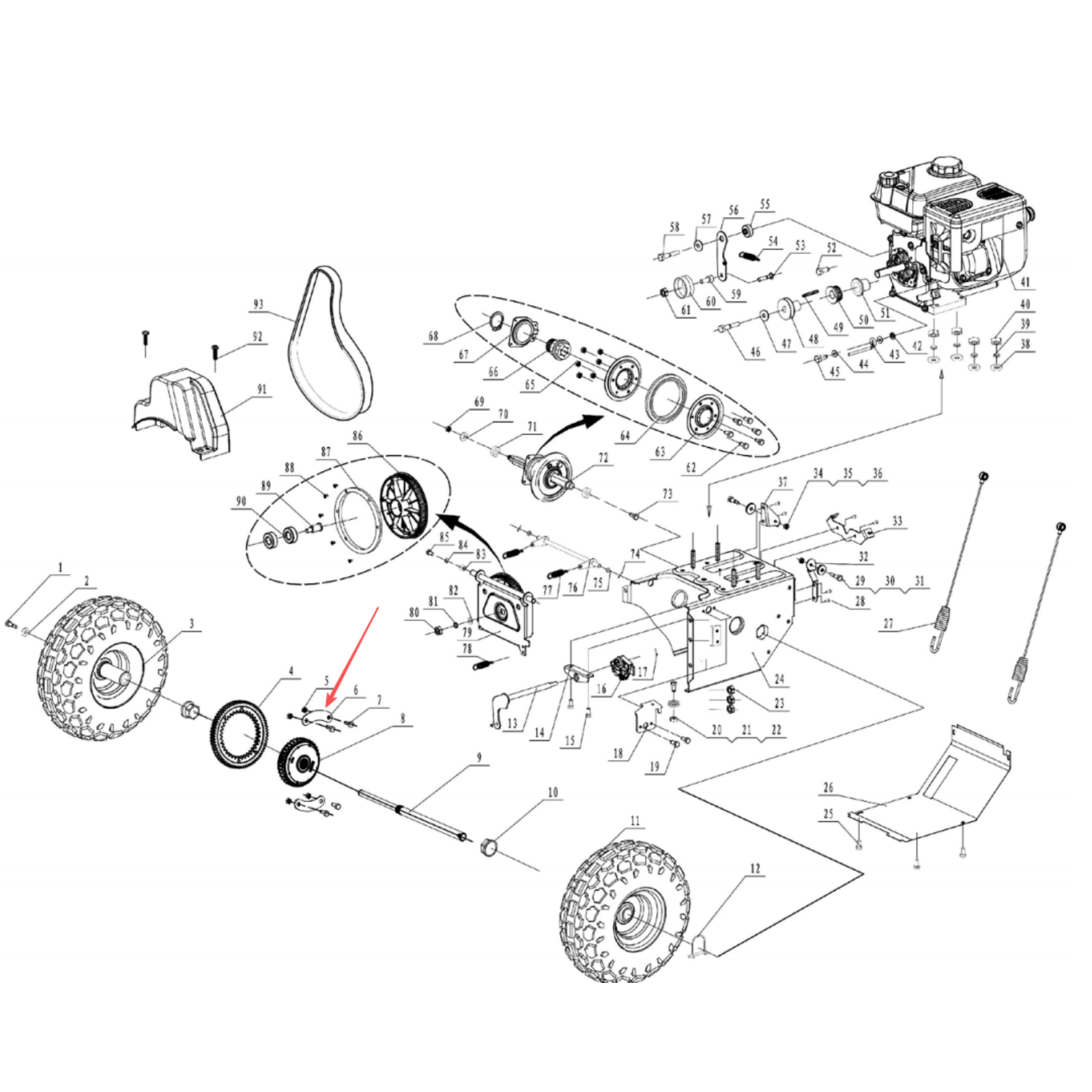 Snow blower pressing plate: Snow Blower Parts, Pressing Plate,stock#302080019, stock number 302080019