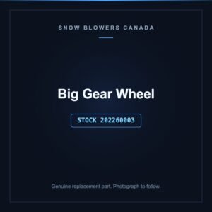 Big Gear Wheel, stock 202260003, replacement part for PowerSmart snow blowers