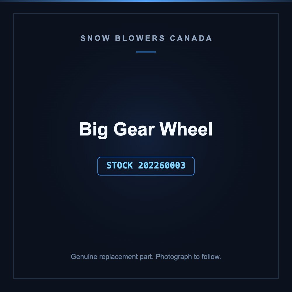 Big gear wheel, the softer gear the worm shaft drives