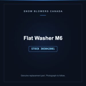 Flat Washer M6, stock 303042001, replacement part for PowerSmart snow blowers