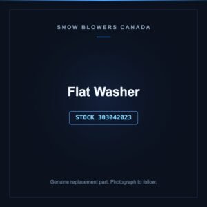 Flat Washer, stock 303042023, replacement part for PowerSmart snow blowers