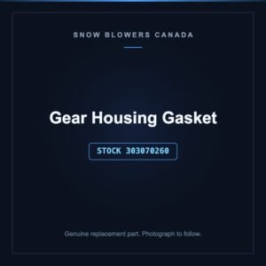 Gear Housing Gasket, stock 303070260, replacement part for PowerSmart snow blowers