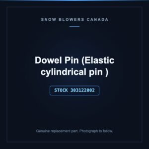 Dowel Pin (Elastic cylindrical pin ), stock 303122002, replacement part for PowerSmart snow blowers