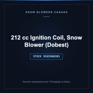 212 cc Ignition Coil, Snow Blower (Dobest), stock 9565960301, replacement part for PowerSmart snow blowers